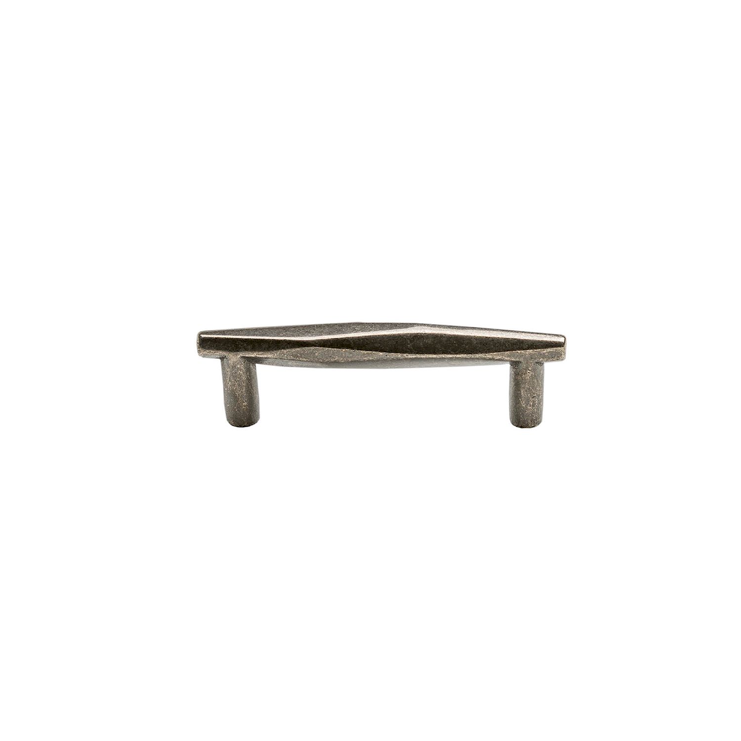 white bronze medium cabinet pull