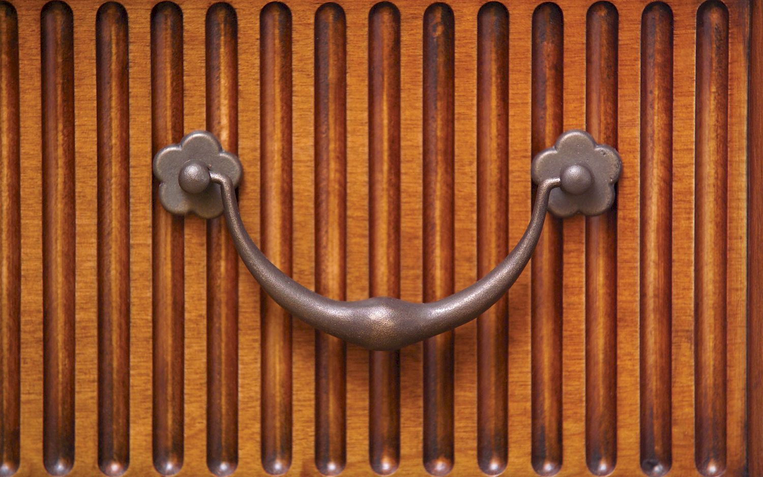 bronze dark cabinet rose