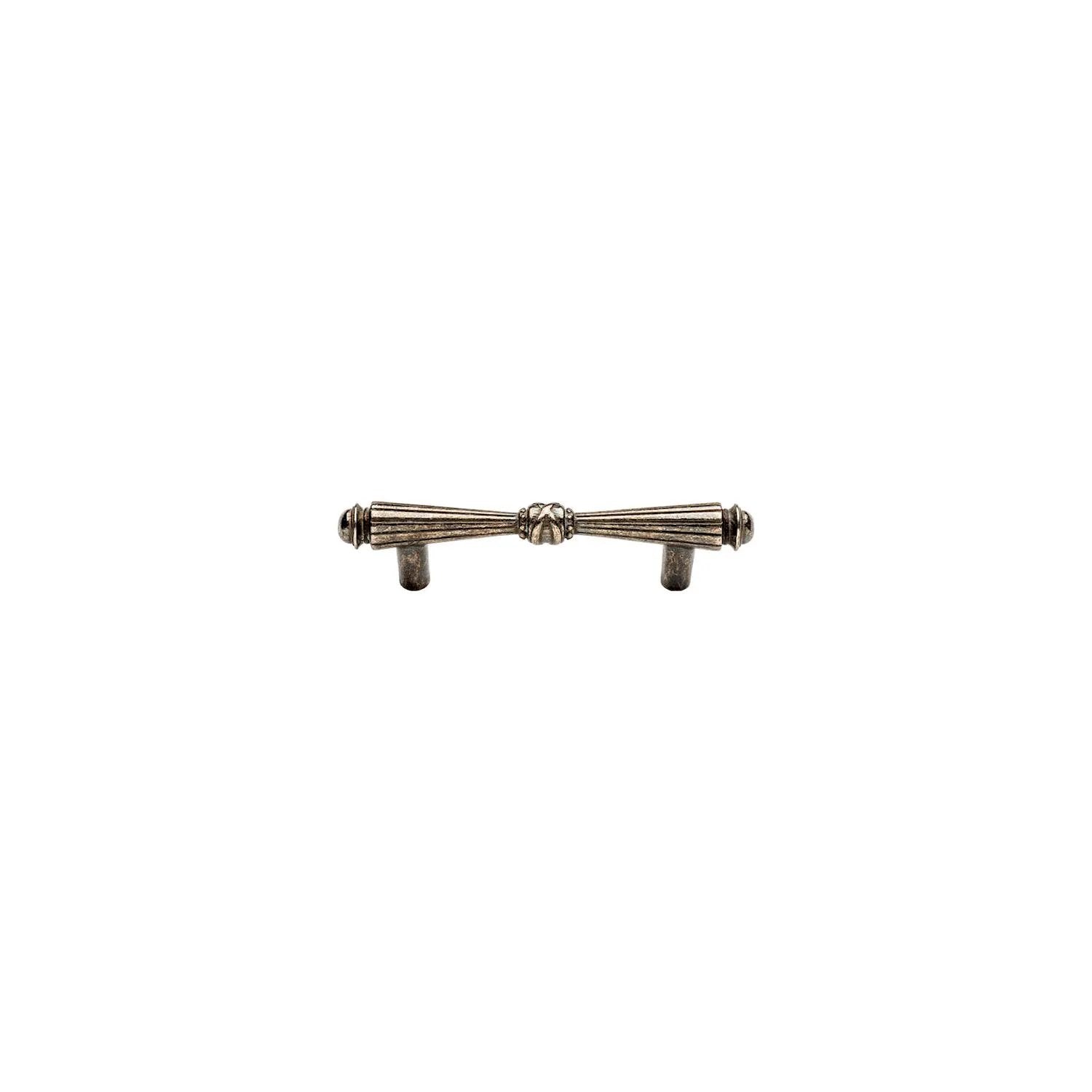 white bronze medium cabinet pull