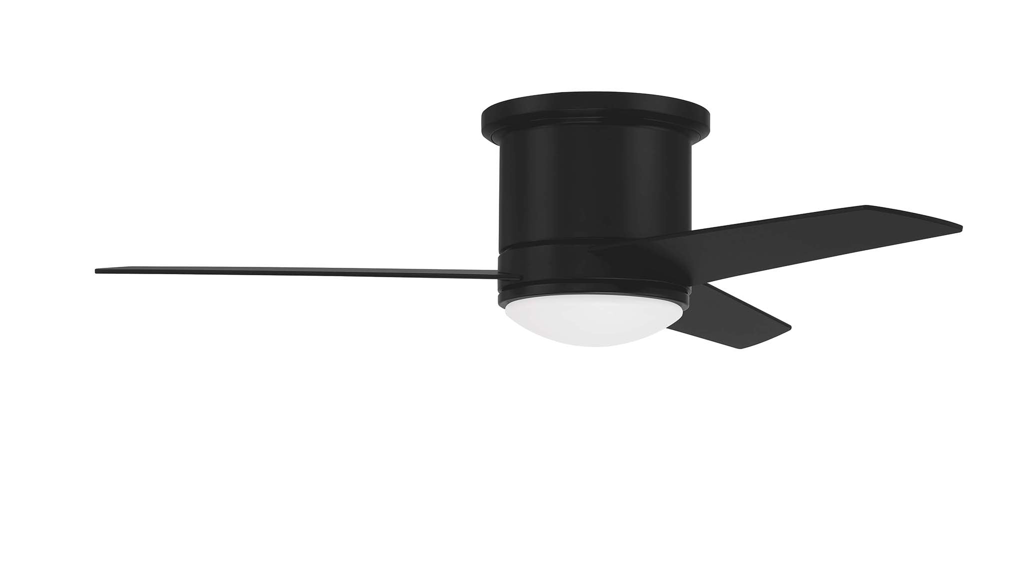 flat black ceiling fans