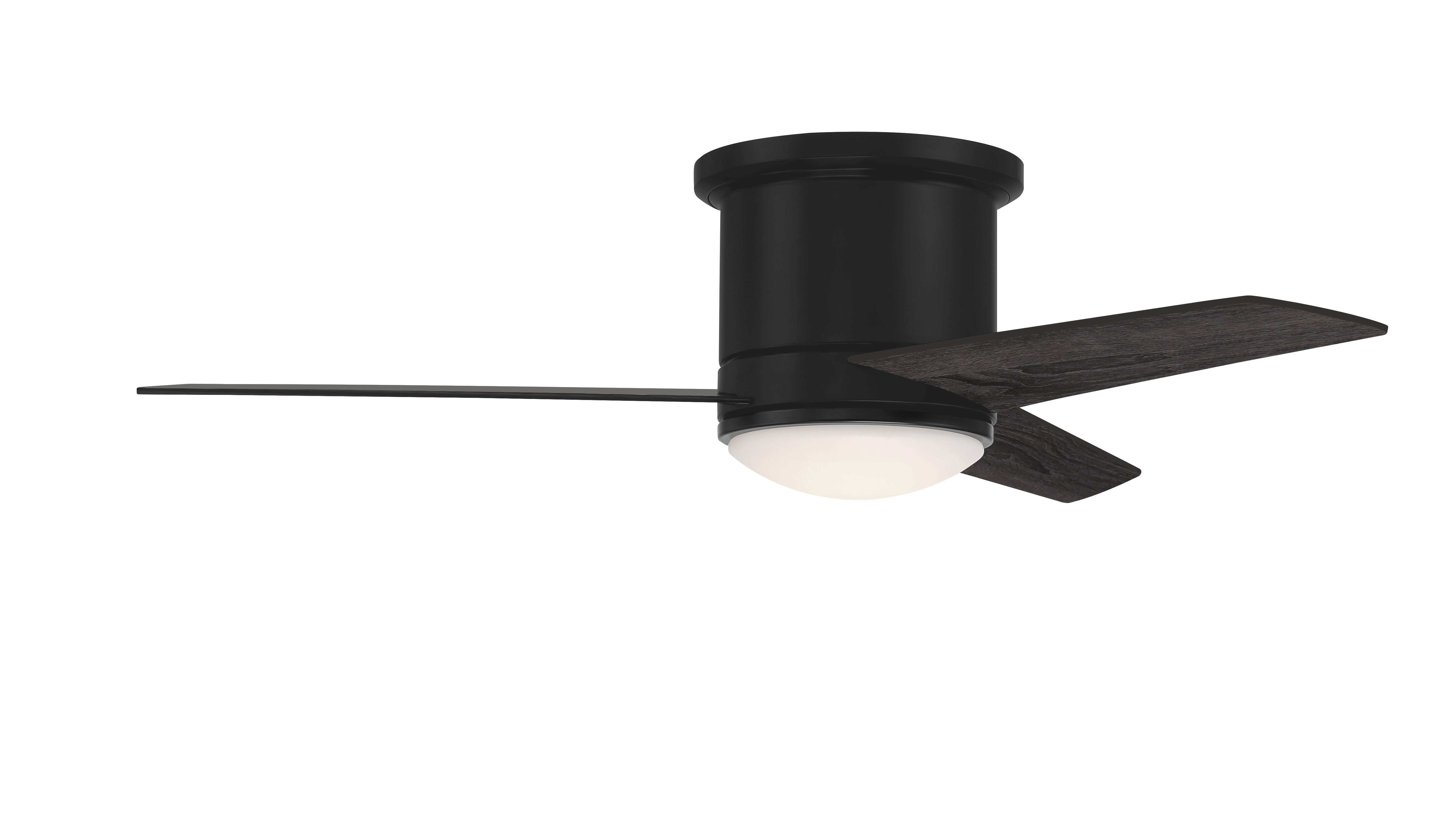 flat black ceiling fans