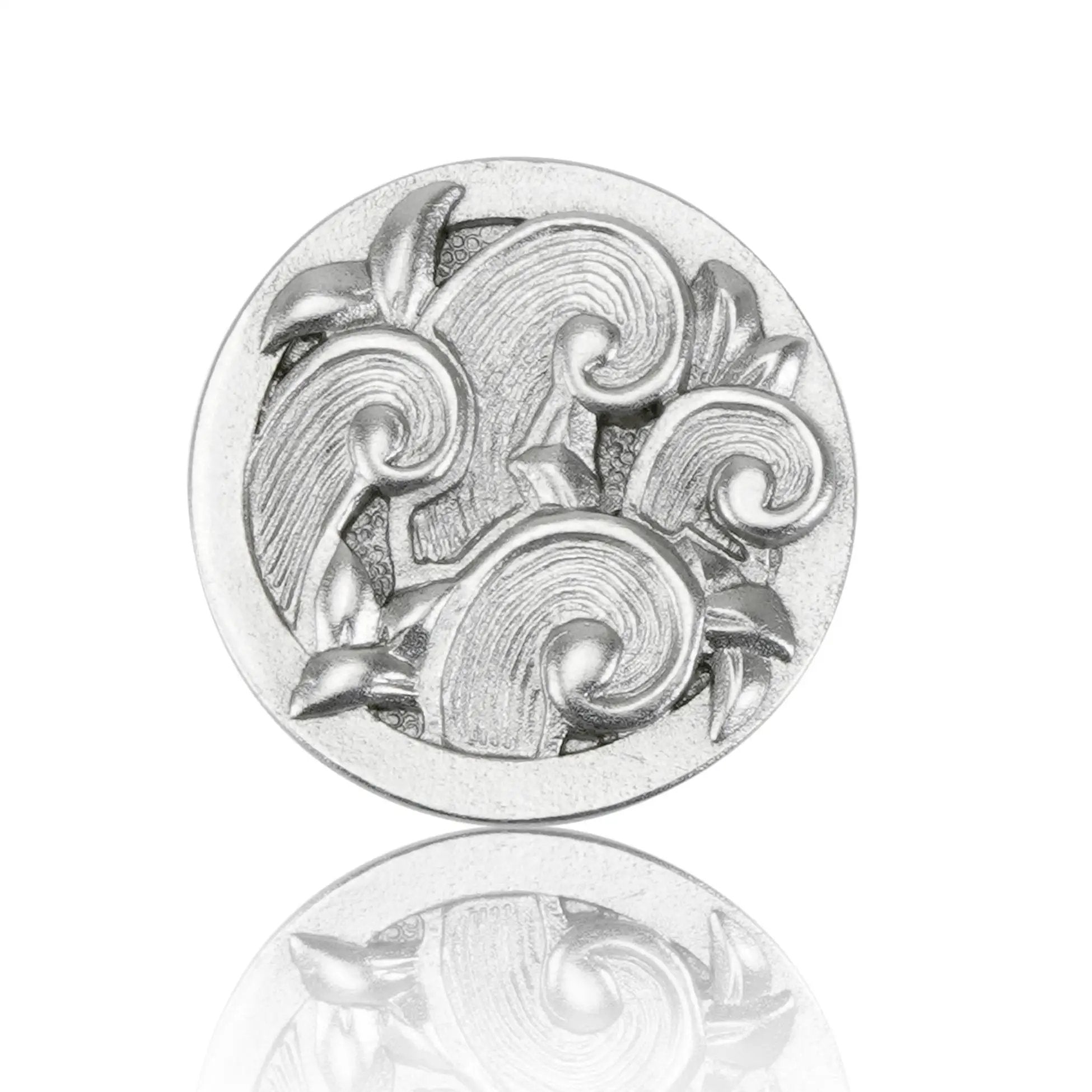 satin nickel knob