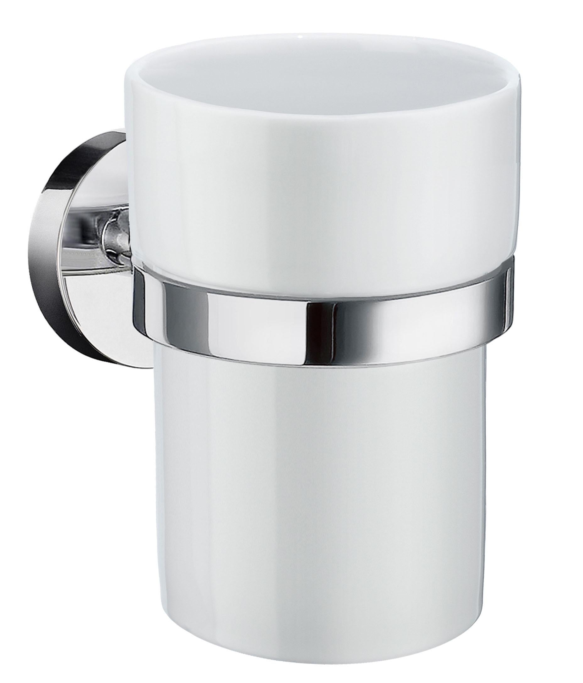 polished chrome tumbler