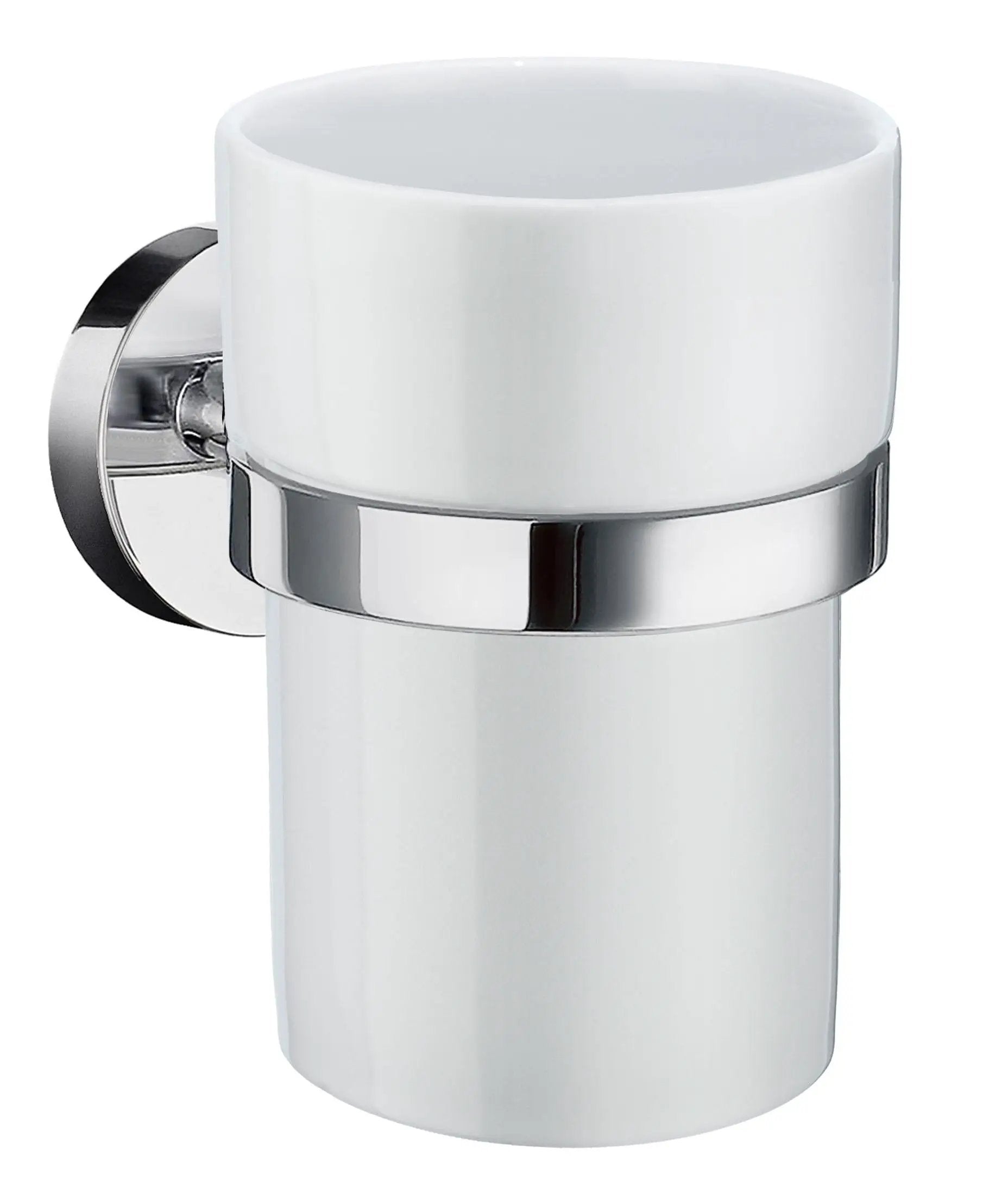 polished chrome tumbler
