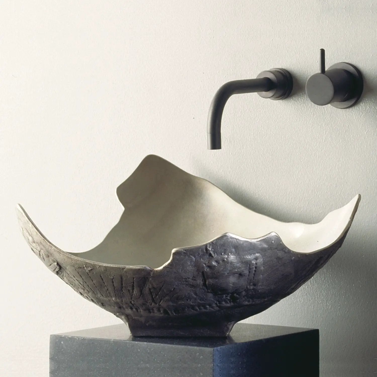 Stone Forest Bronze Chalice Vessel Sink by Stone Forest