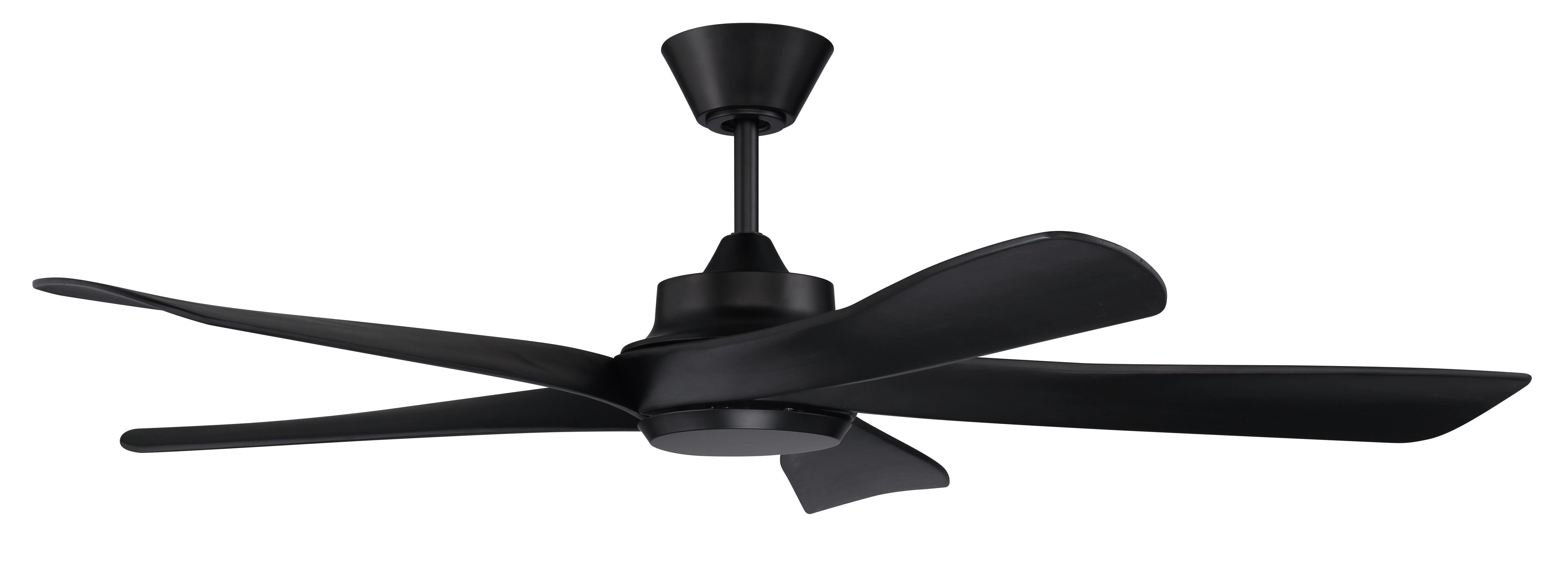 flat black ceiling fans