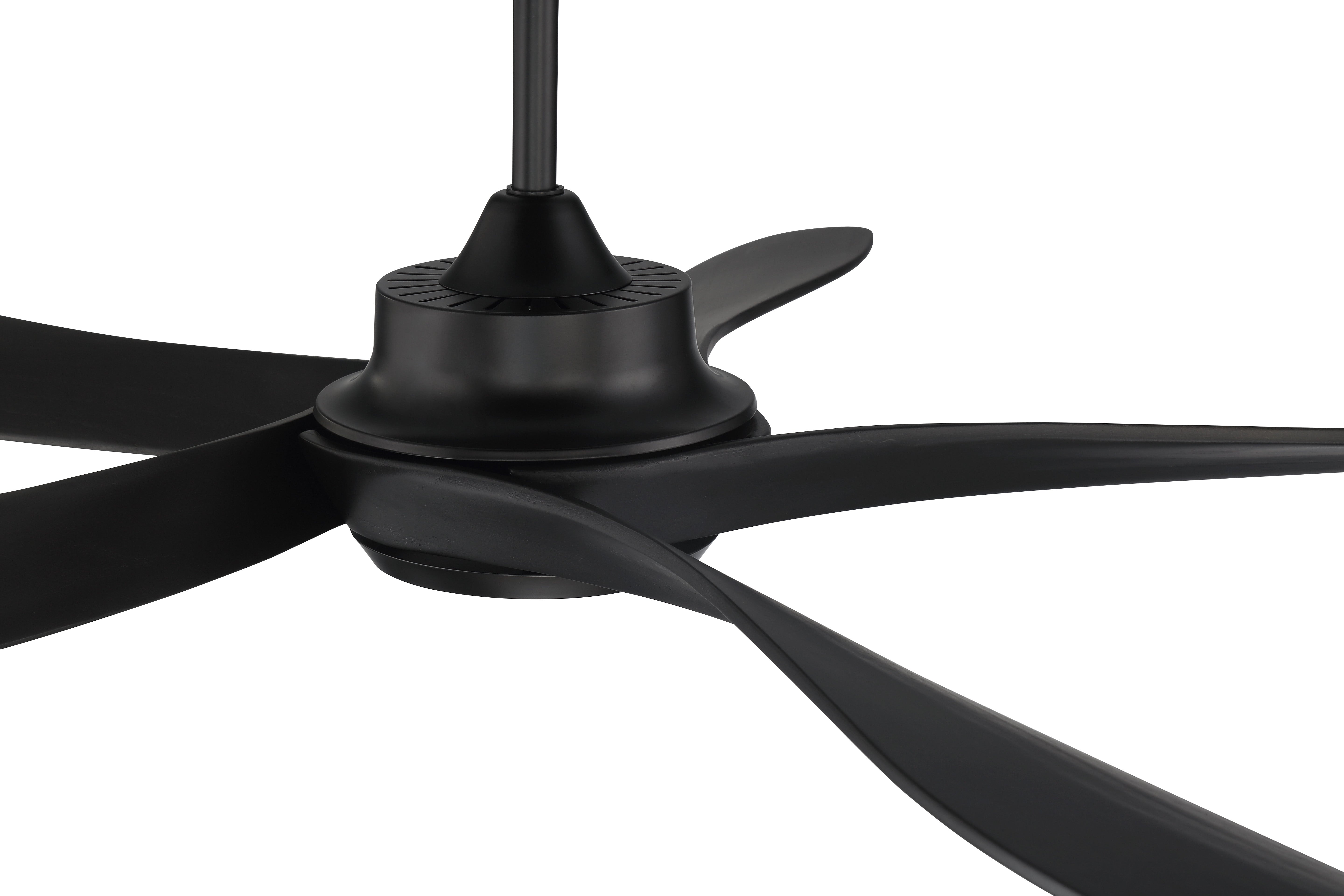 flat black ceiling fans