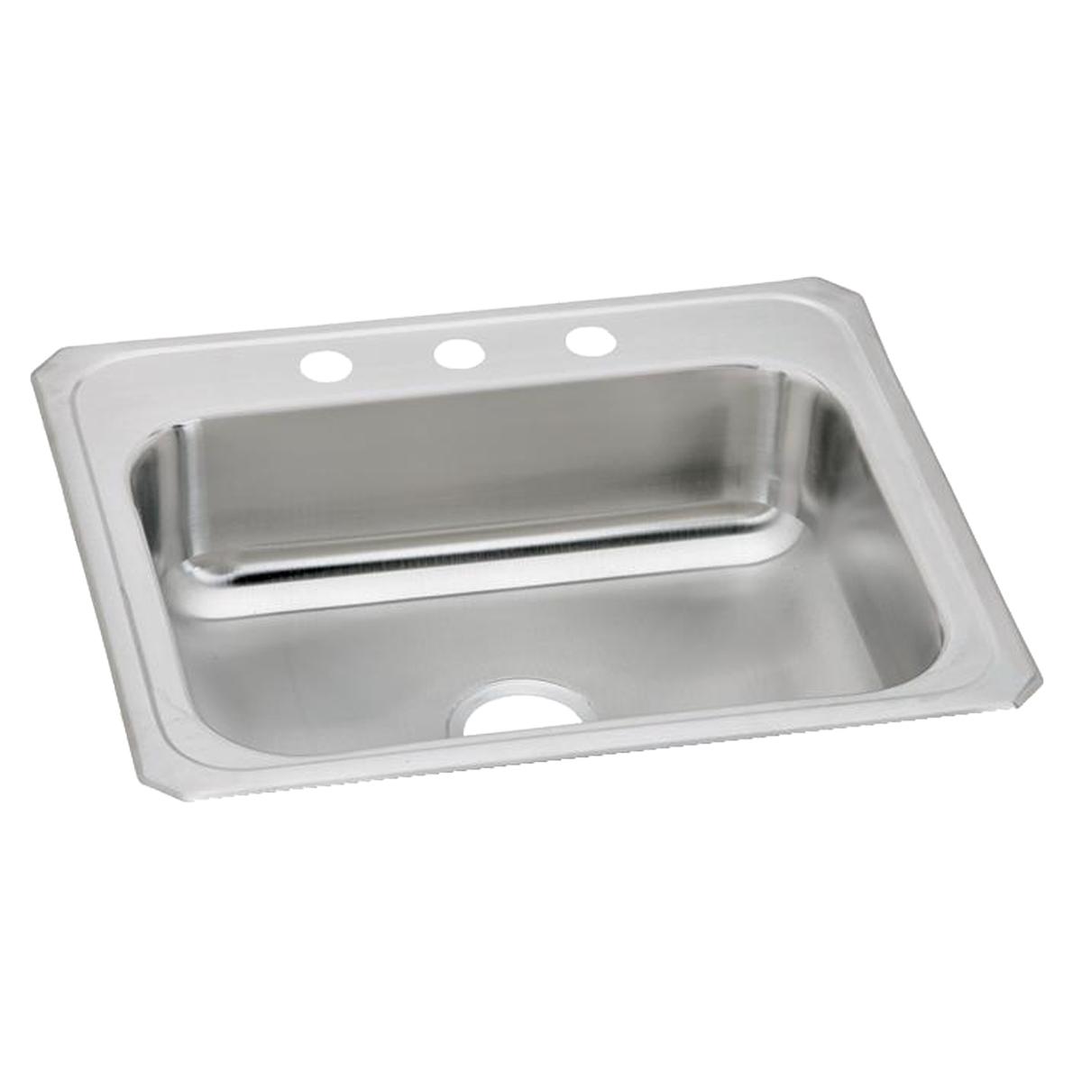 Elkay Celebrity 25" x 22" x 7", Single Bowl Drop-in Sink