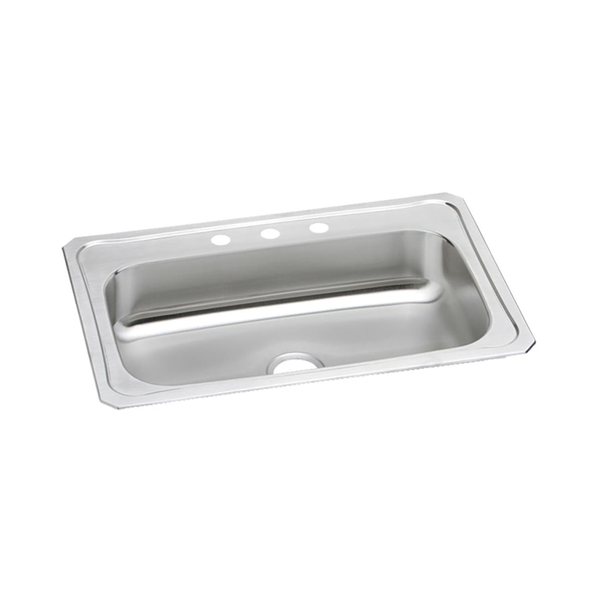 Elkay Celebrity 33" x 22" x 7", Single Bowl Drop-in Sink