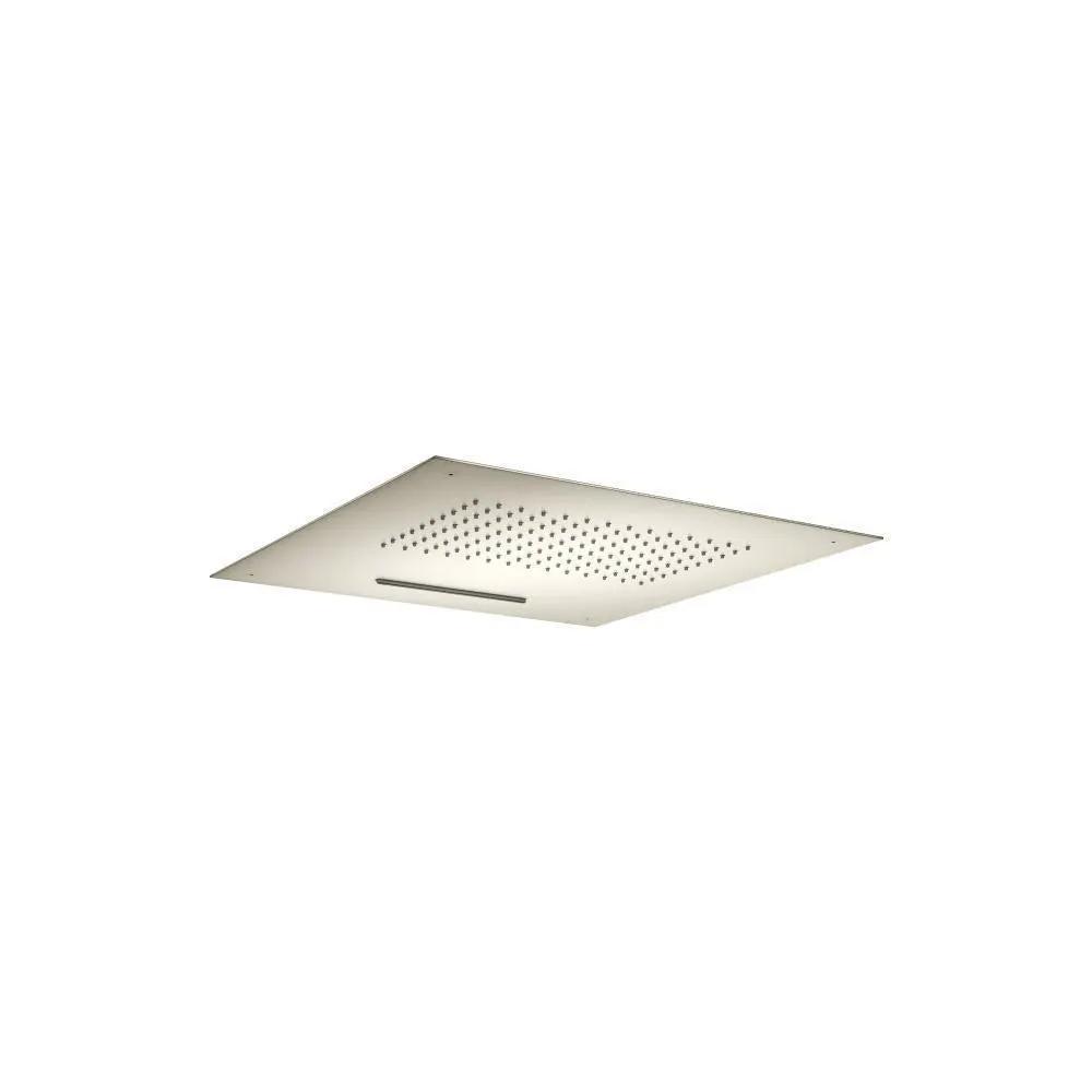 Flusso Cascade 15" Stainless Steel Flush Mount Rainhead with Cascade Waterfall by Flusso