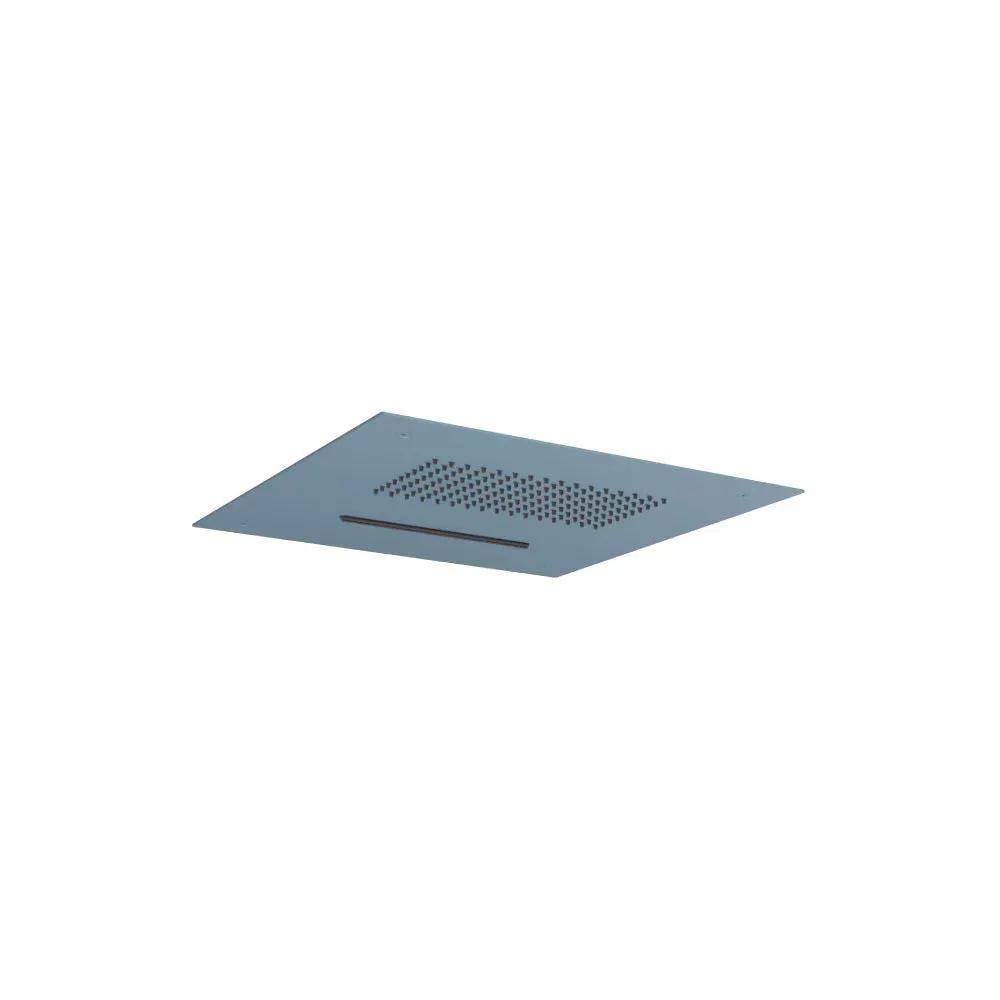 Flusso Cascade 15" Stainless Steel Flush Mount Rainhead with Cascade Waterfall by Flusso