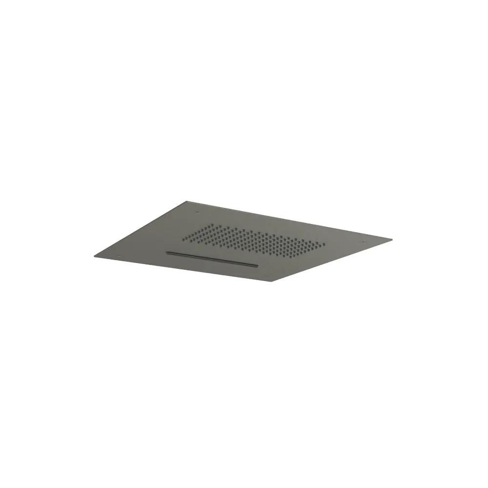 Flusso Cascade 15" Stainless Steel Flush Mount Rainhead with Cascade Waterfall by Flusso
