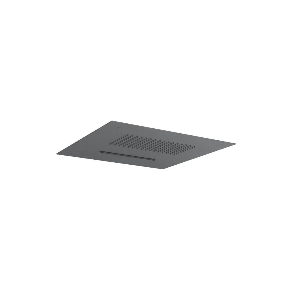 Flusso Cascade 15" Stainless Steel Flush Mount Rainhead with Cascade Waterfall by Flusso