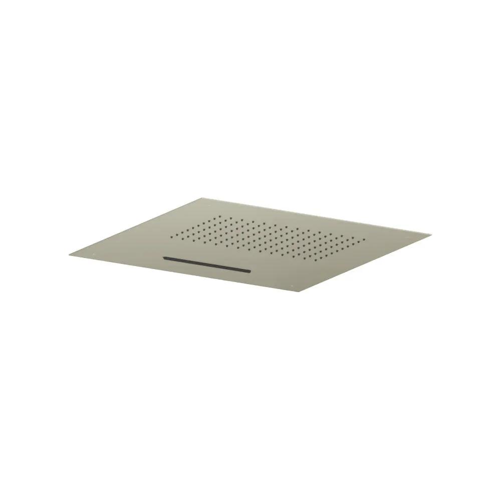 Flusso Cascade 20" Stainless Steel Flush Mount Rainhead with Cascade Waterfall by Flusso