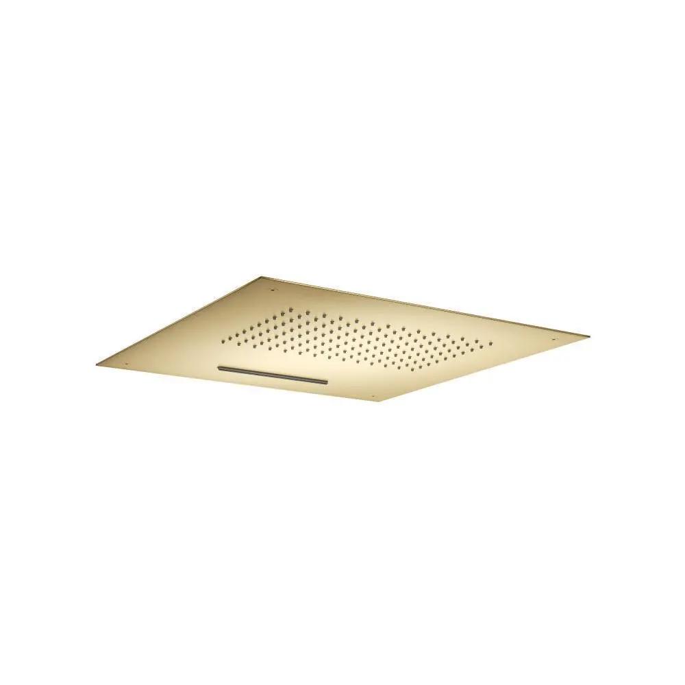Flusso Cascade 20" Stainless Steel Flush Mount Rainhead with Cascade Waterfall by Flusso