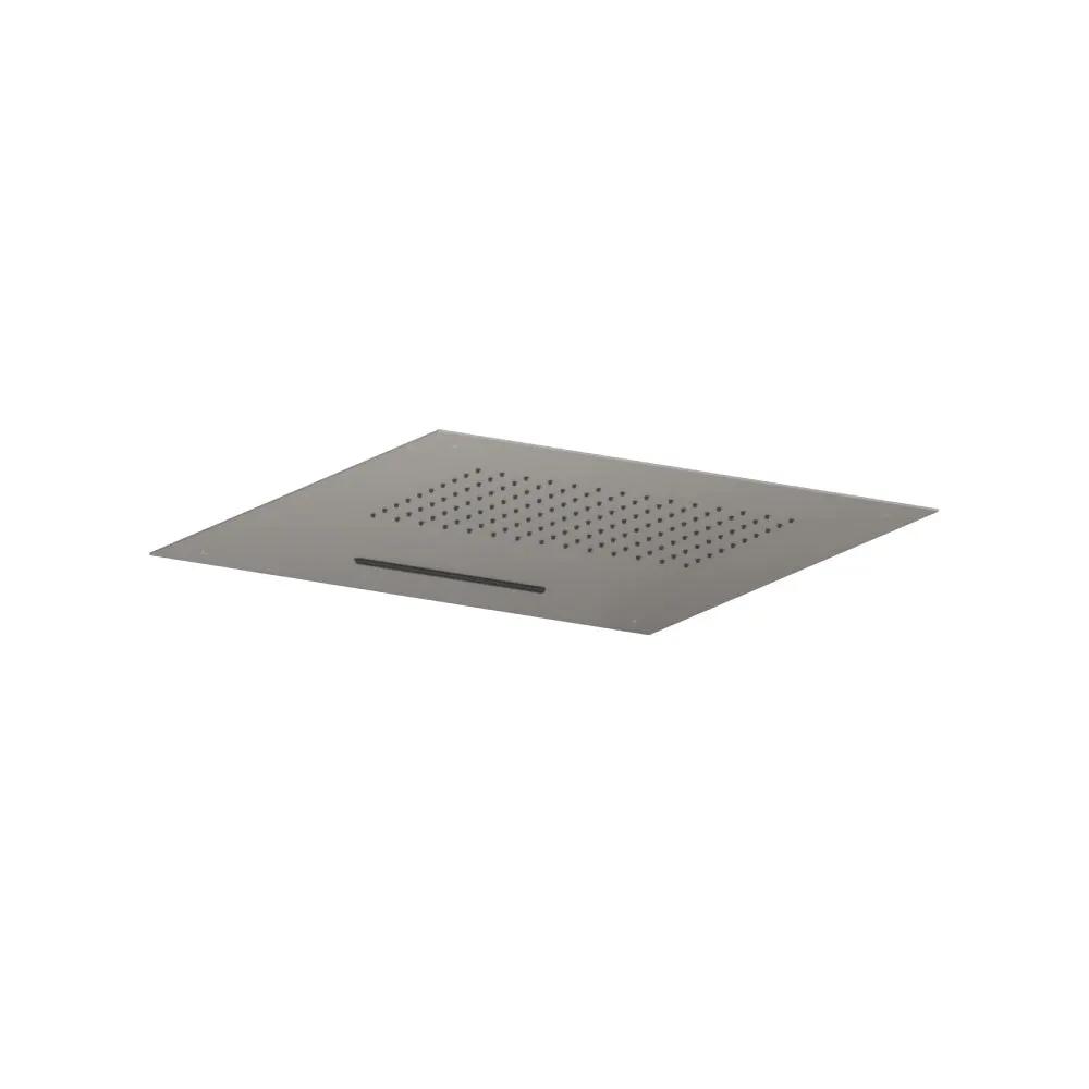 Flusso Cascade 20" Stainless Steel Flush Mount Rainhead with Cascade Waterfall by Flusso