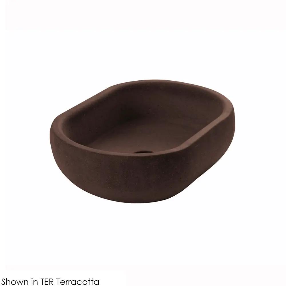 Lacava Newterra 19" Vessel Sink Made Of Concrete, No Overflow. by Lacava