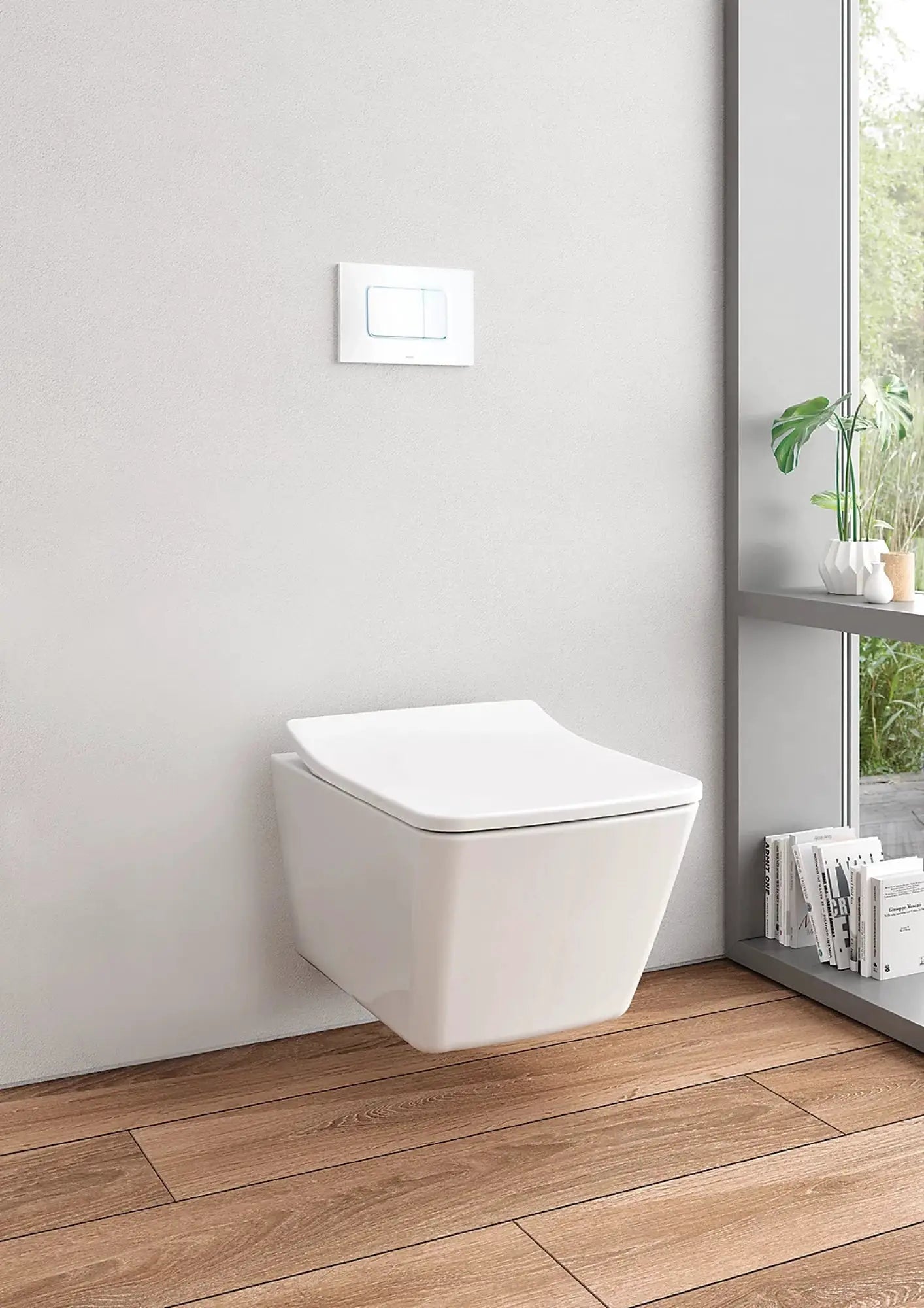 white toilet