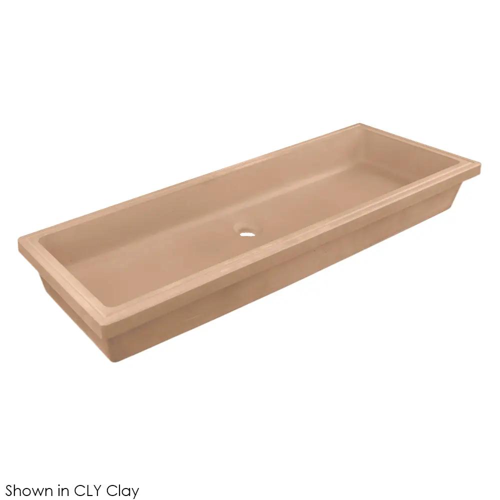 Lacava Newterra 43" Under-Counter Trough Sink Made Of Concrete. No Overflow. by Lacava
