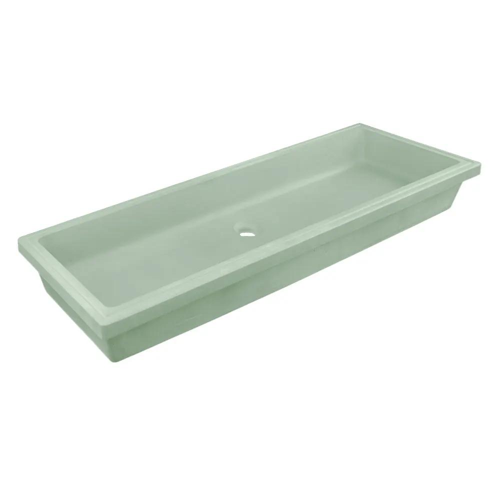 Lacava Newterra 43" Under-Counter Trough Sink Made Of Concrete. No Overflow. by Lacava