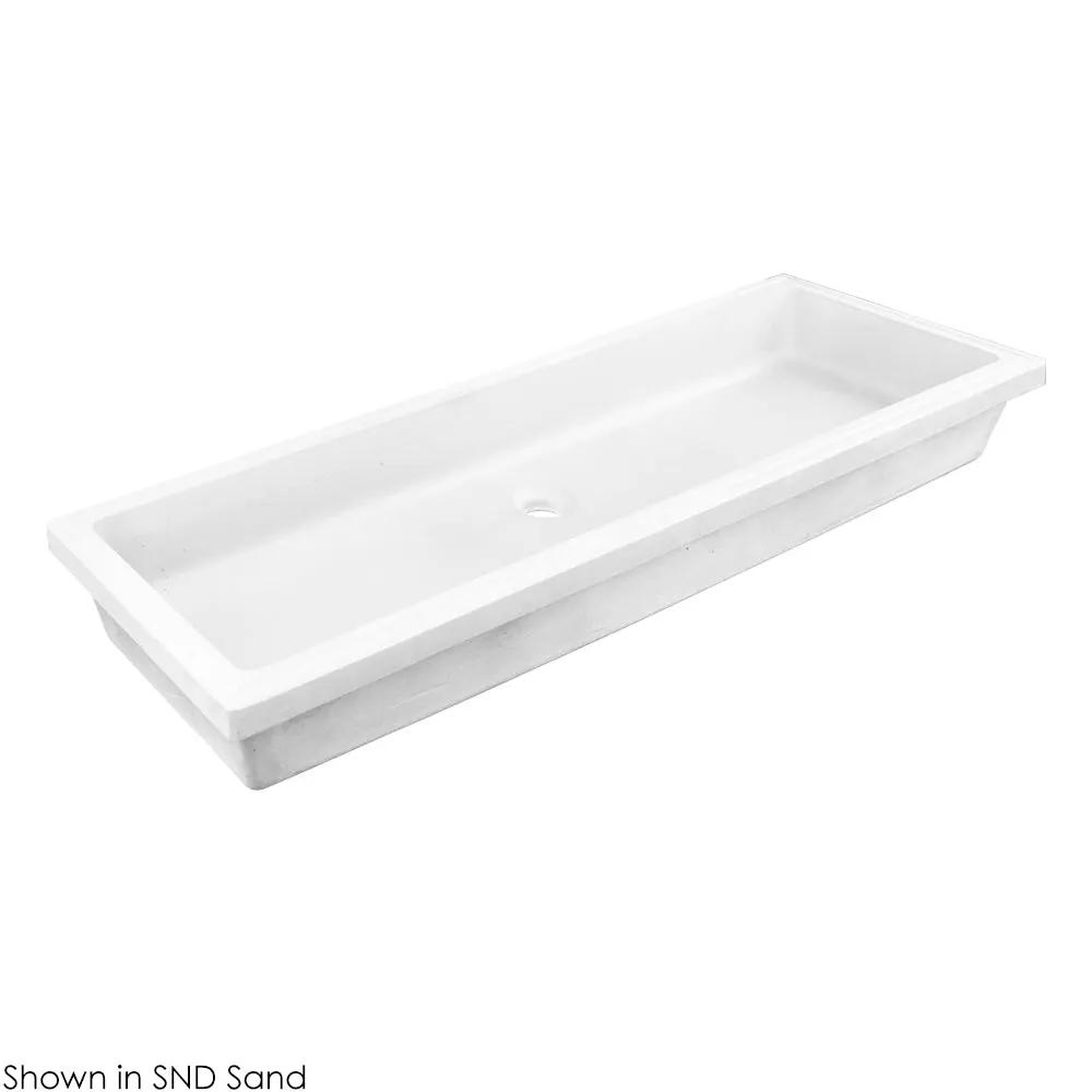 Lacava Newterra 43" Under-Counter Trough Sink Made Of Concrete. No Overflow. by Lacava