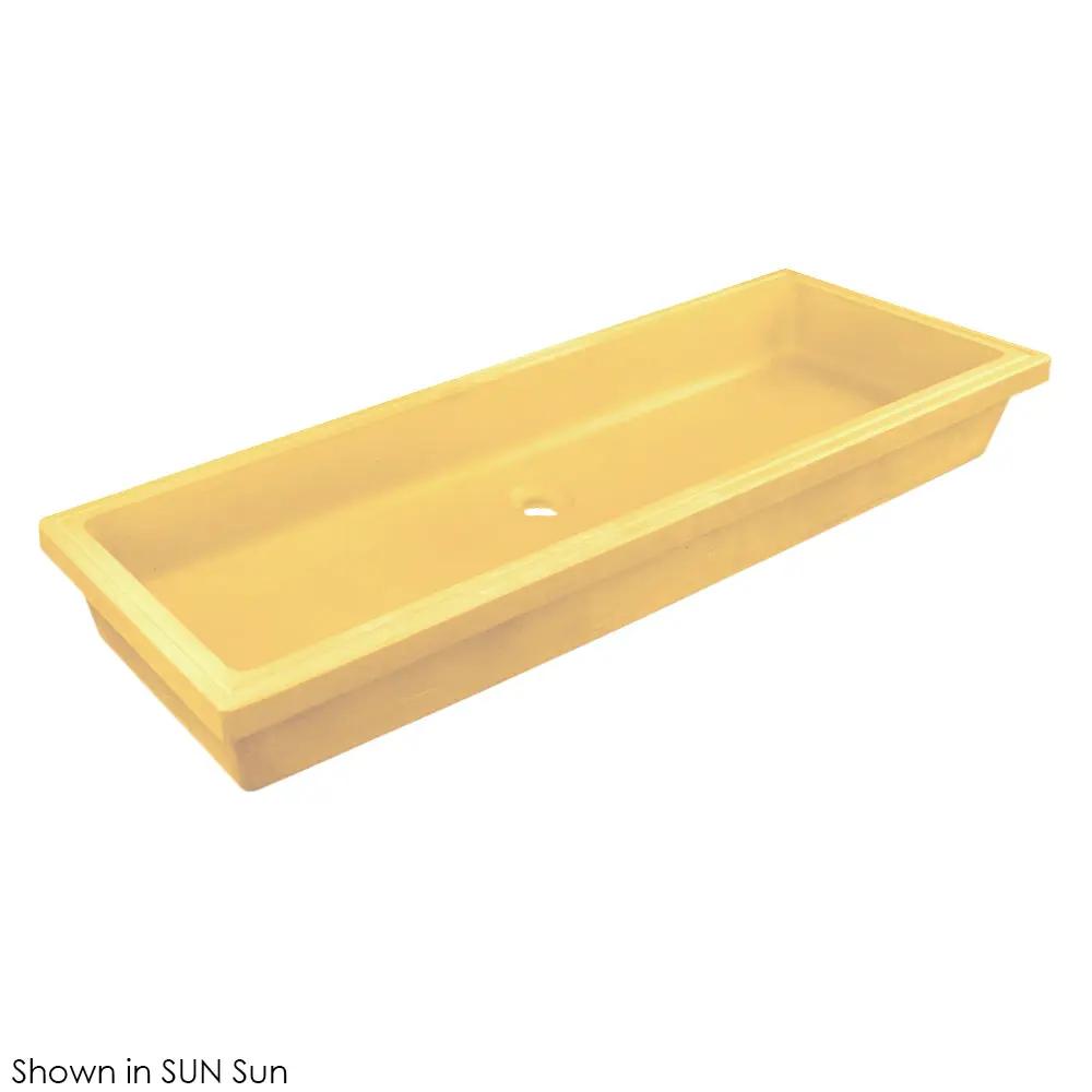Lacava Newterra 43" Under-Counter Trough Sink Made Of Concrete. No Overflow. by Lacava