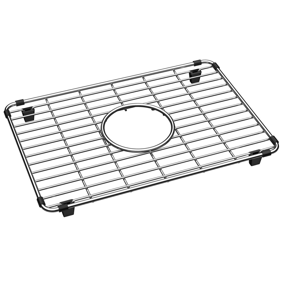 polished stainless steel bottom grid