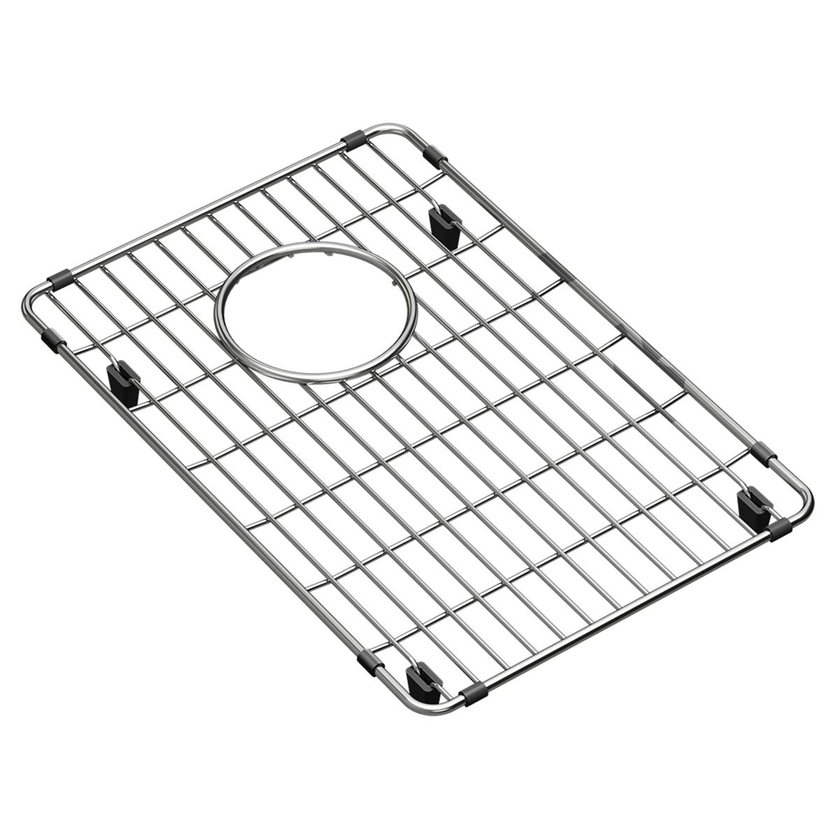 polished stainless steel bottom grid