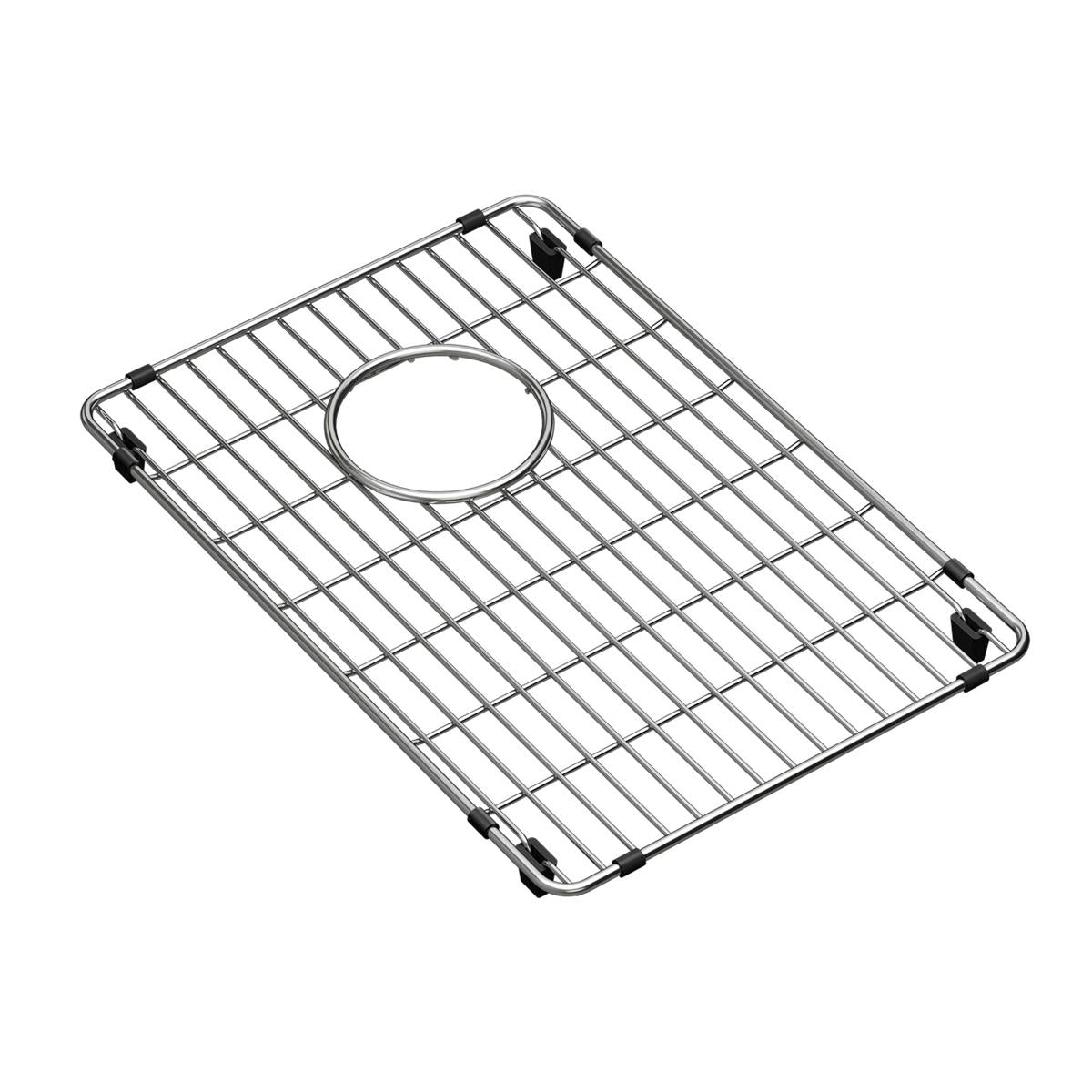 polished stainless steel bottom grid