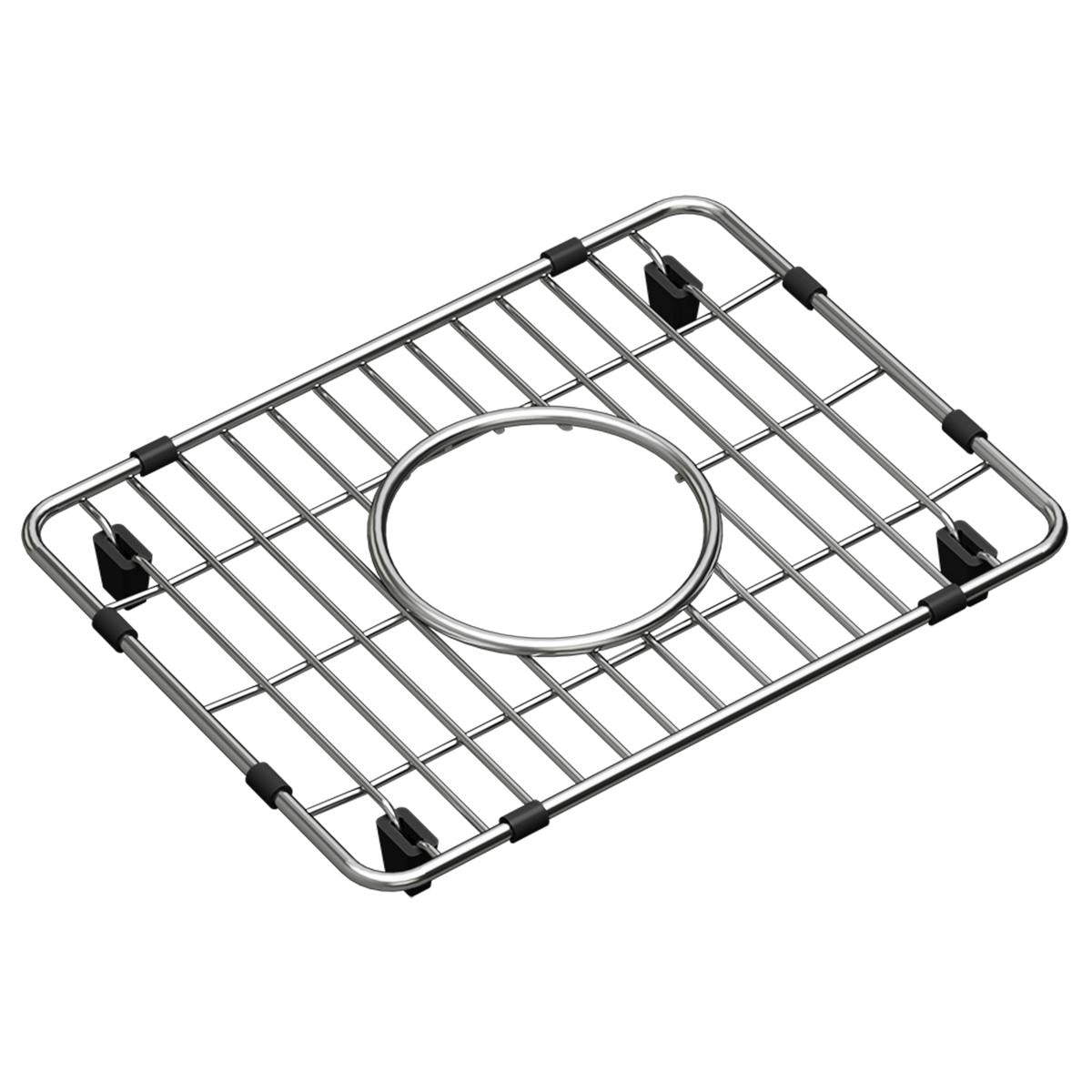 polished stainless steel bottom grid