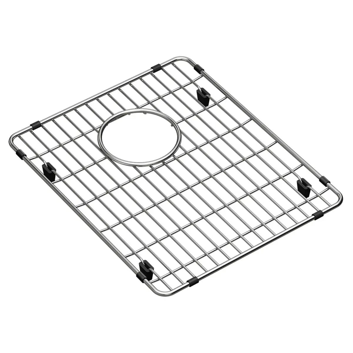 polished stainless steel bottom grid