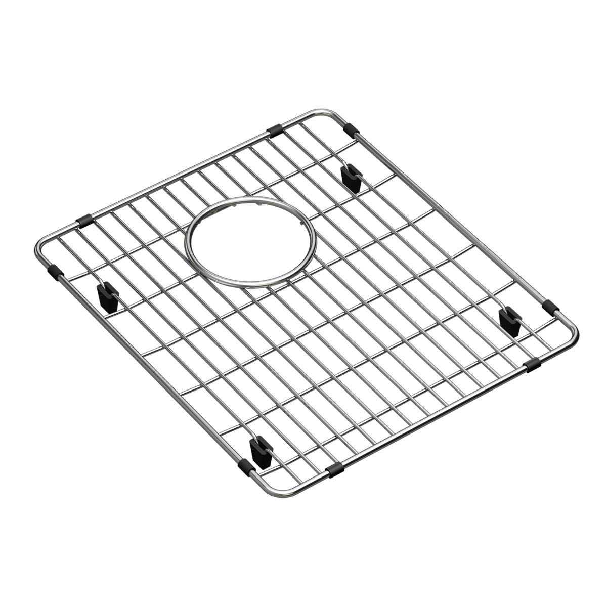 polished stainless steel bottom grid