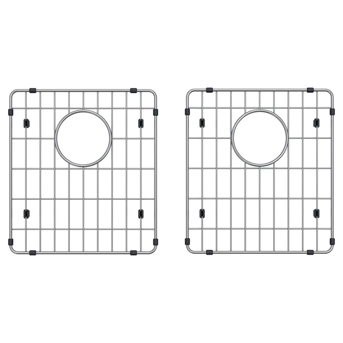 polished stainless steel bottom grid