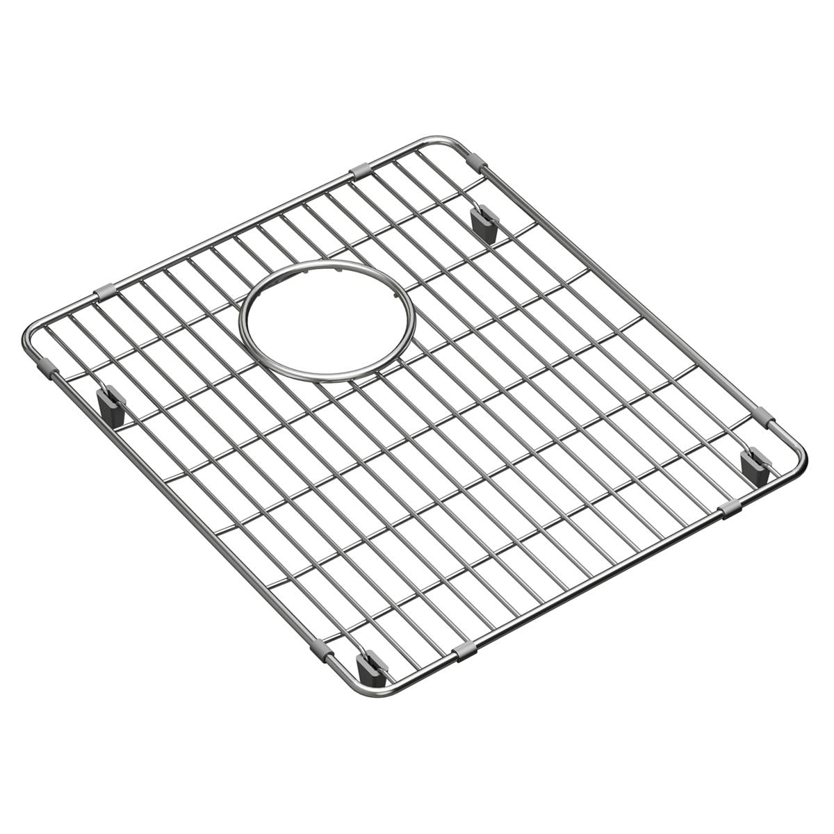 polished stainless steel bottom grid