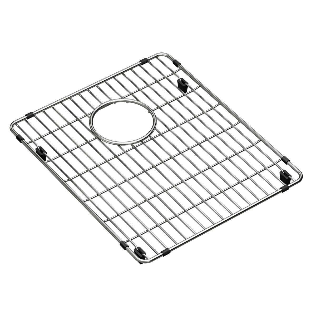 polished stainless steel bottom grid