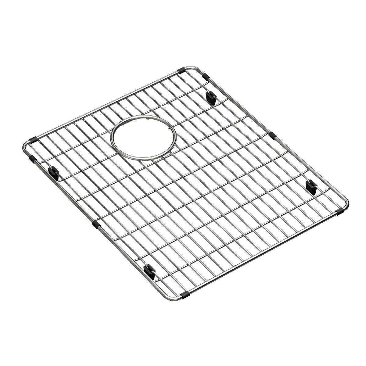 polished stainless steel bottom grid