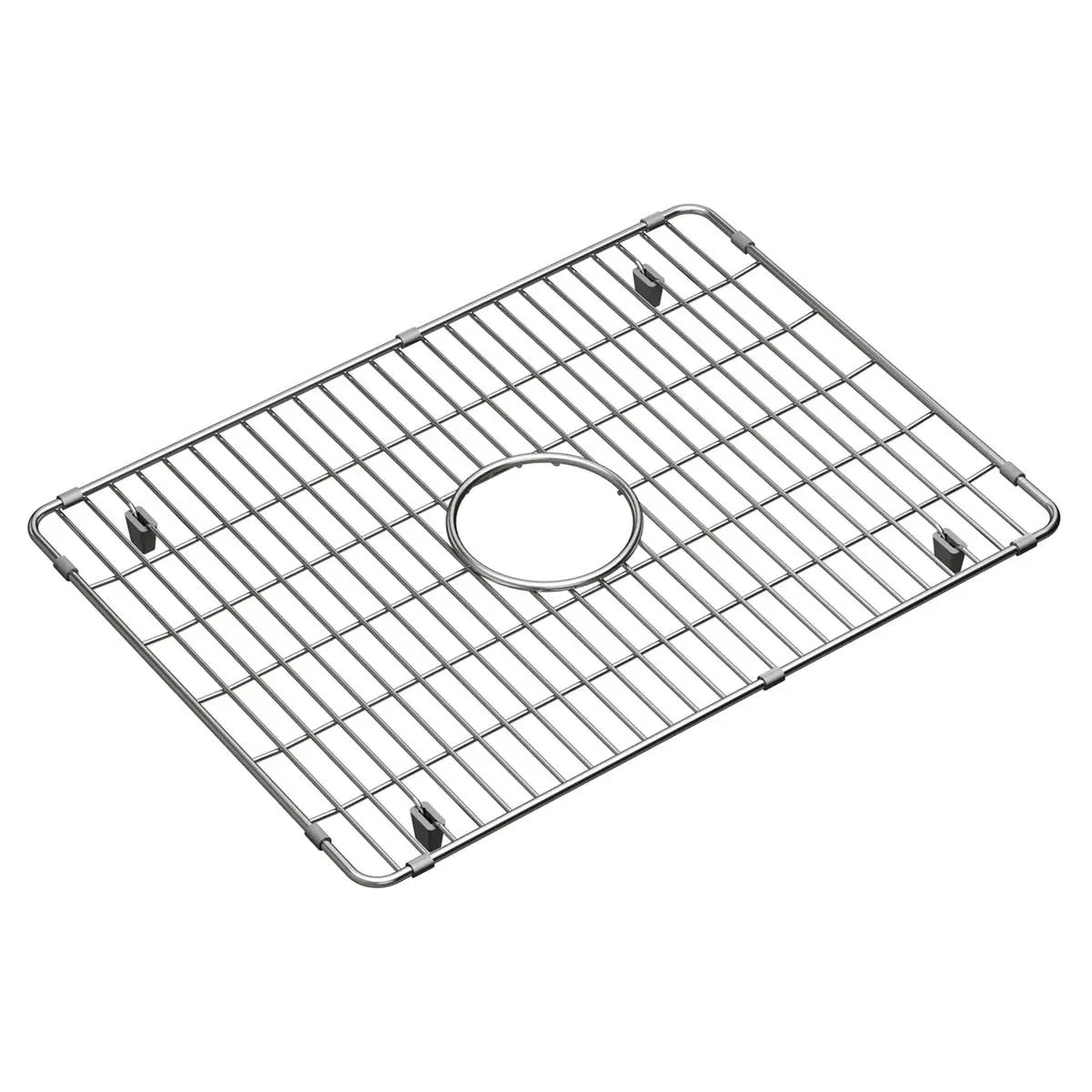 polished stainless steel bottom grid