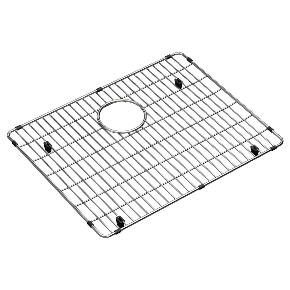 polished stainless steel bottom grid