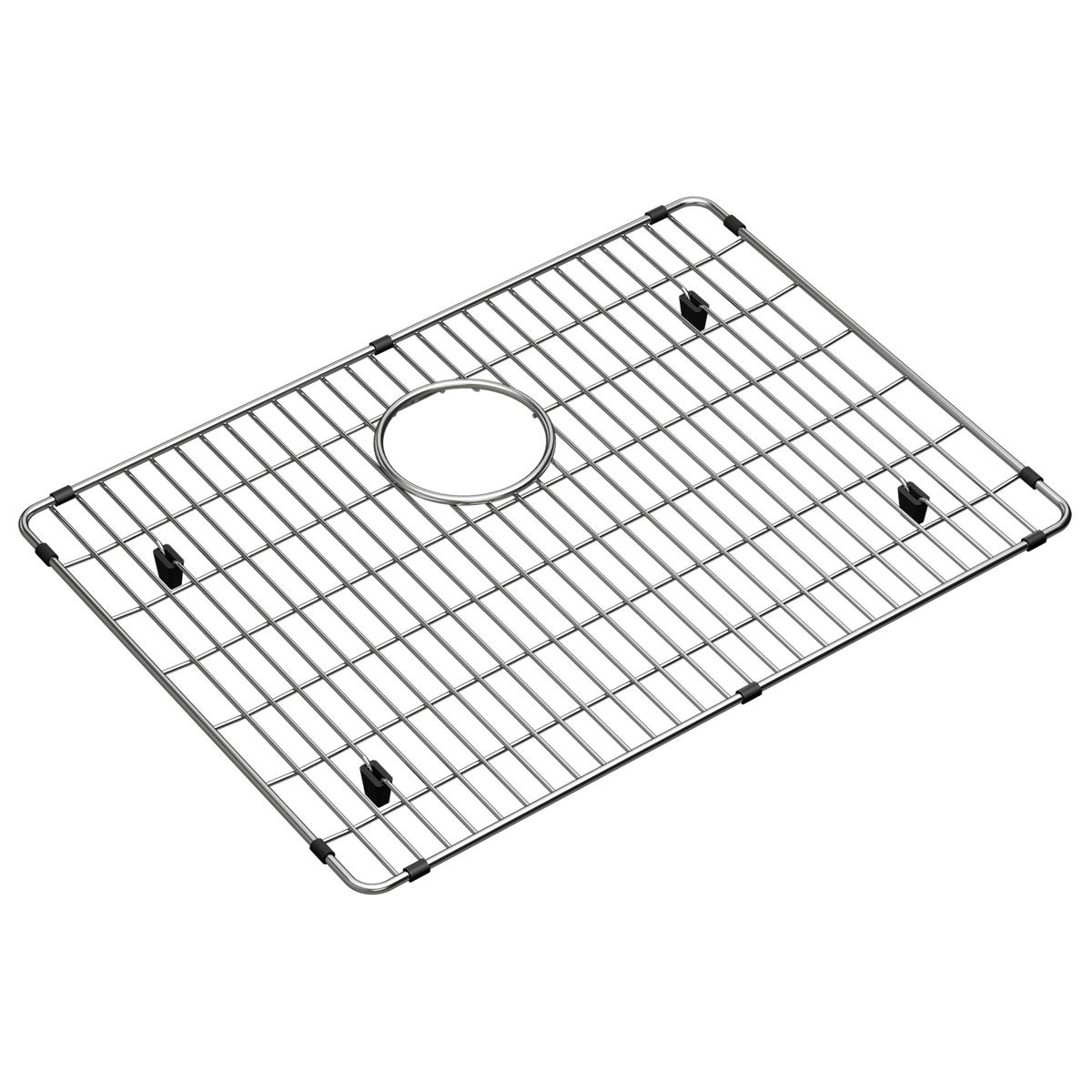 polished stainless steel bottom grid