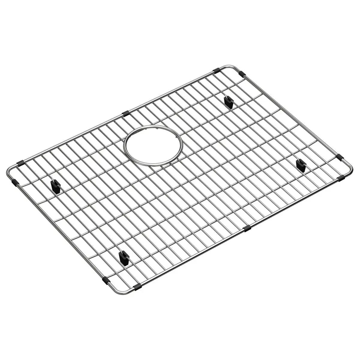 polished stainless steel bottom grid