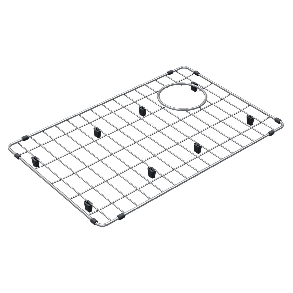 polished stainless steel bottom grid