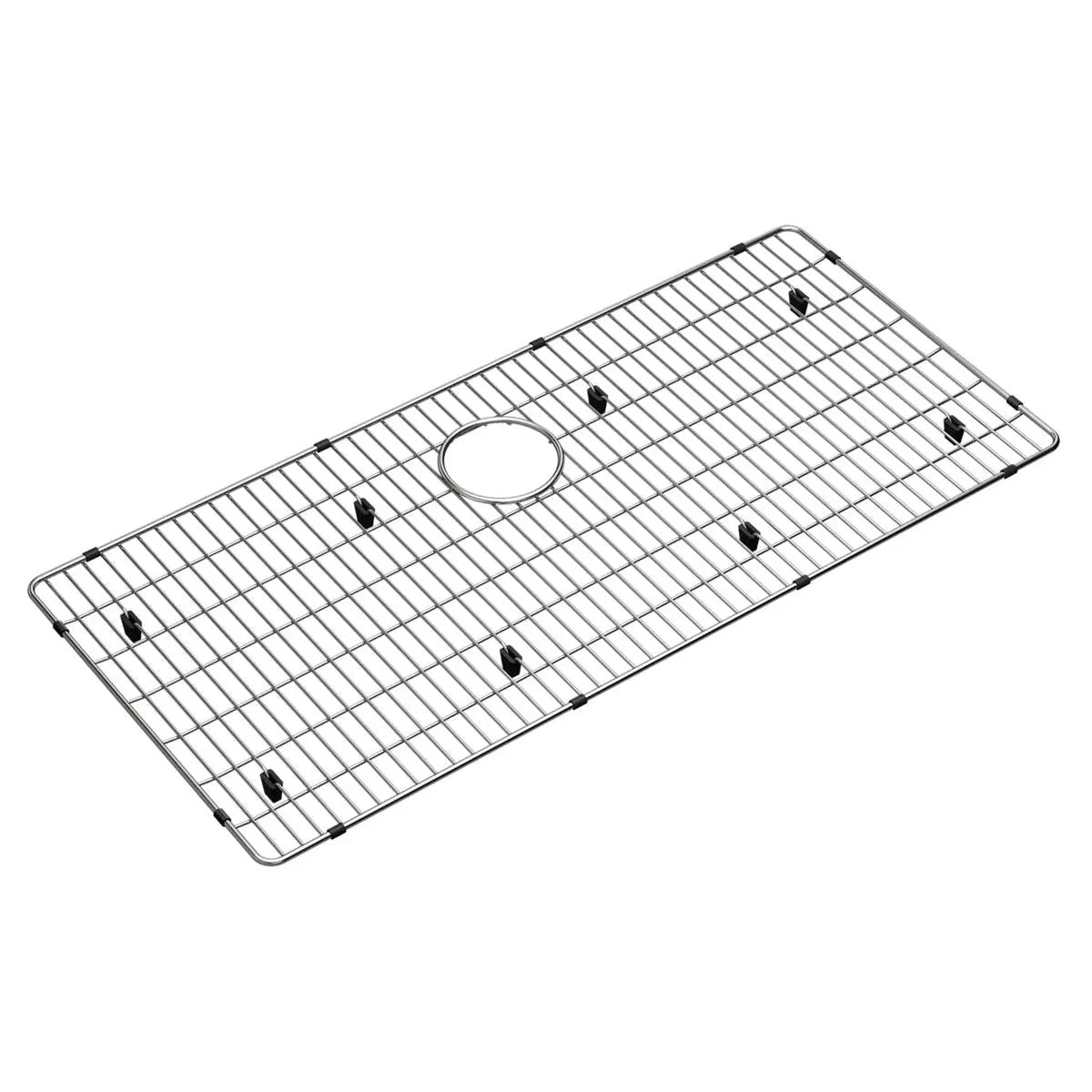 polished stainless steel bottom grid