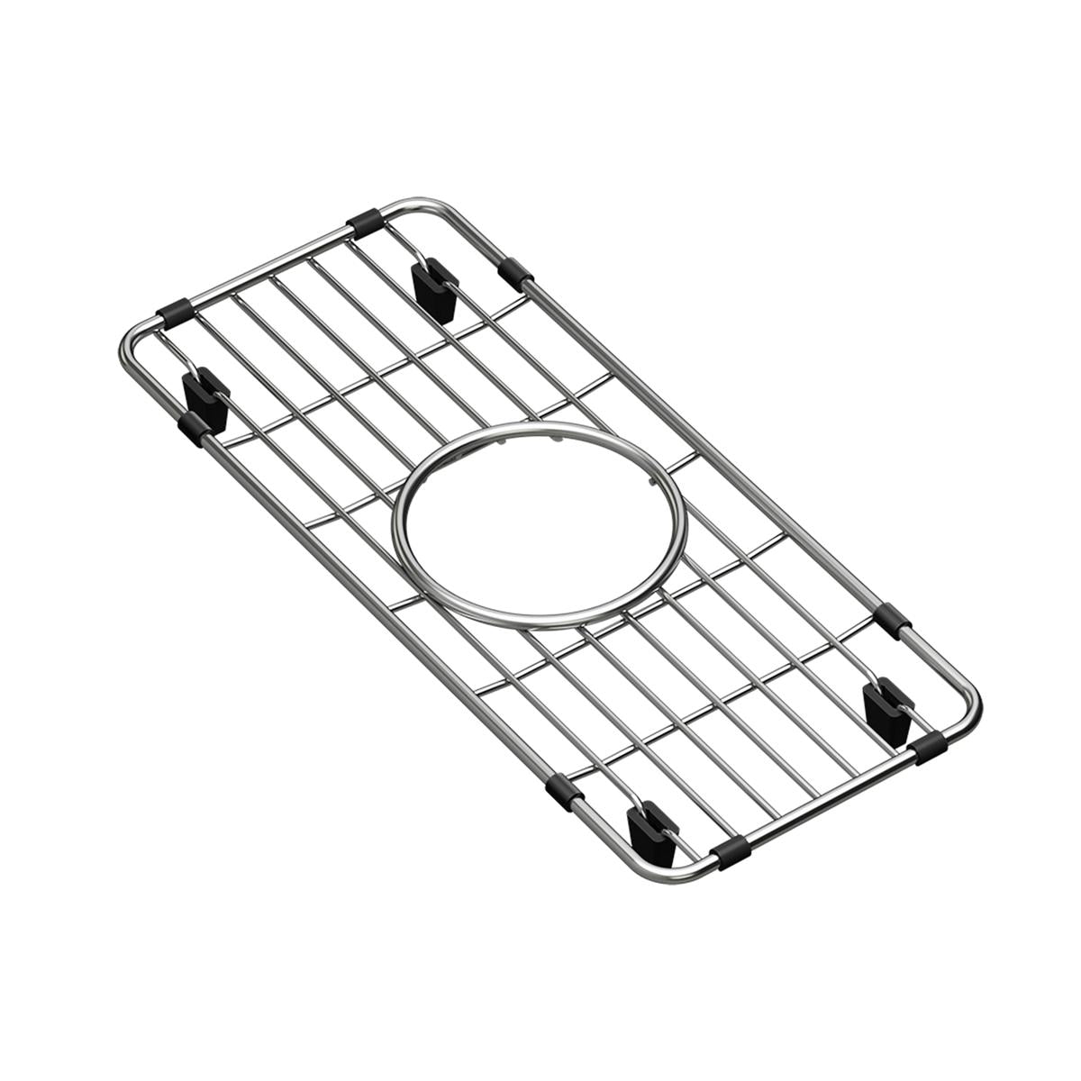 polished stainless steel bottom grid