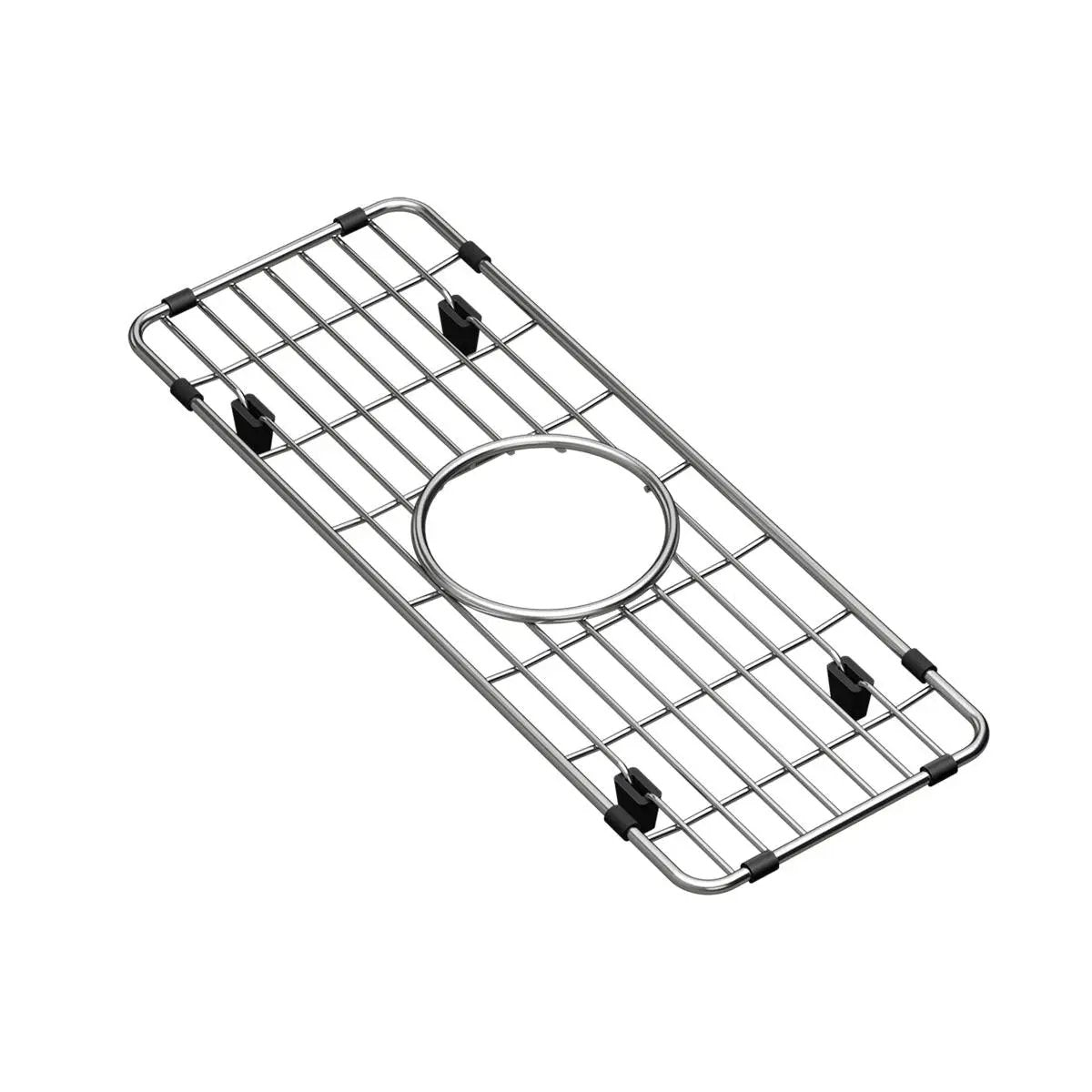 polished stainless steel bottom grid