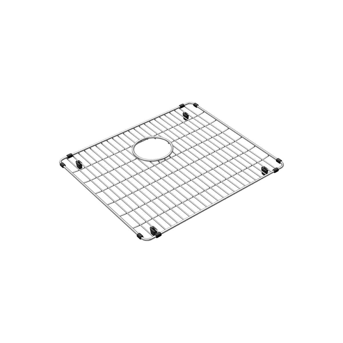 polished stainless steel bottom grid