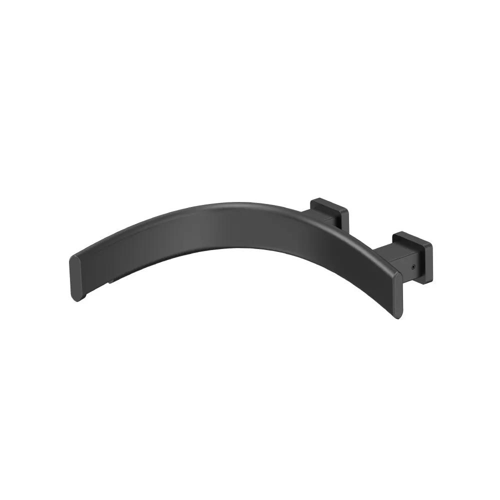 Flusso Curve Wall Mount Touchless Faucet with Electronic Sensor Box - Left Facing Curvature by Flusso