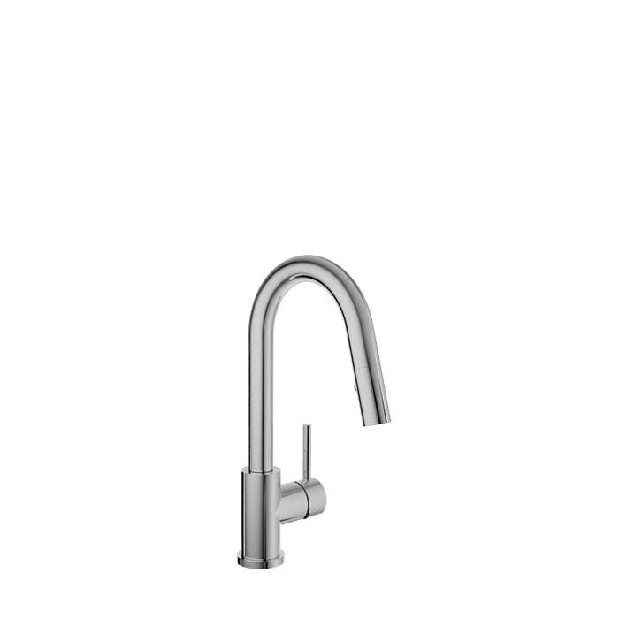 chrome kitchen faucet