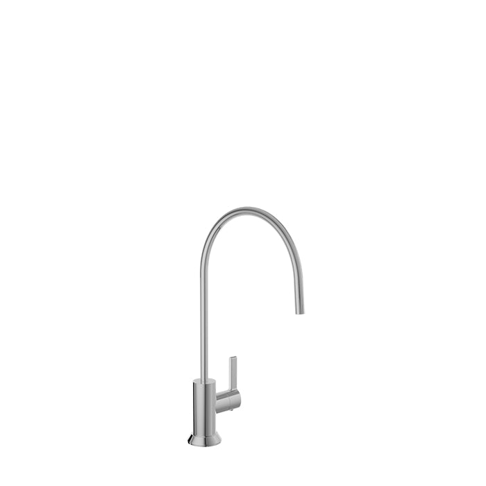 chrome kitchen faucet