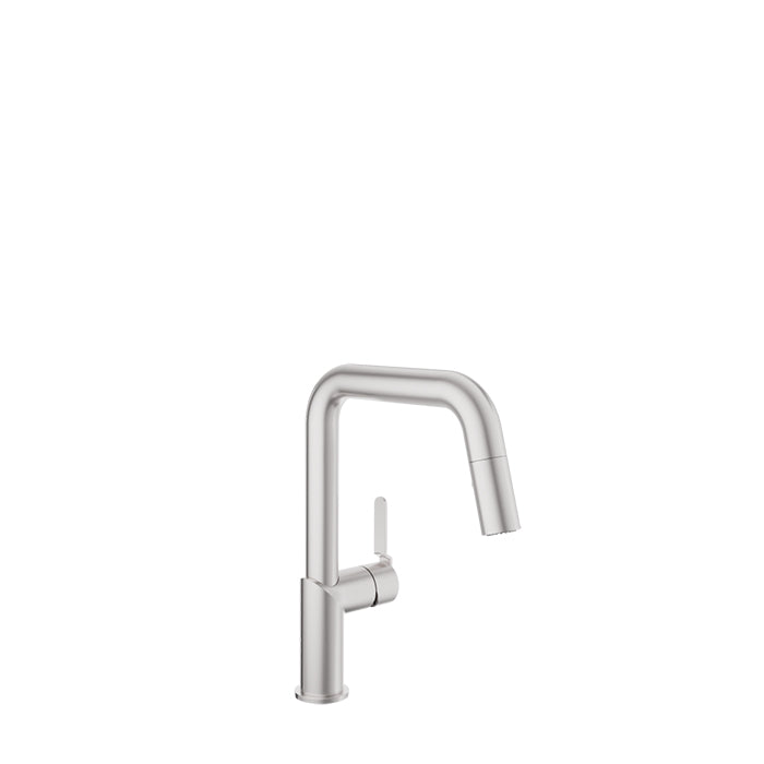 Baril Vision Single Hole Kitchen Faucet with 2-Function Pull-Down Spray