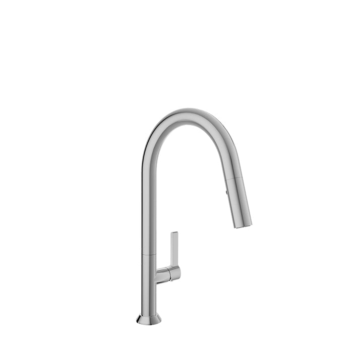 chrome kitchen faucet